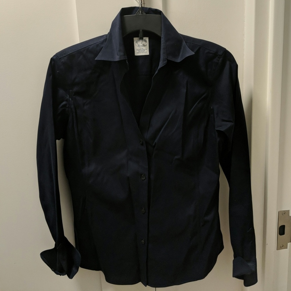 Brooks Brothers fitted non iron button down shirt
